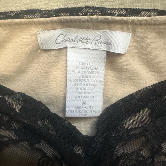 Charlotte Russe black cocktail mini dress sleeveless medium size - Picture 5 of 5